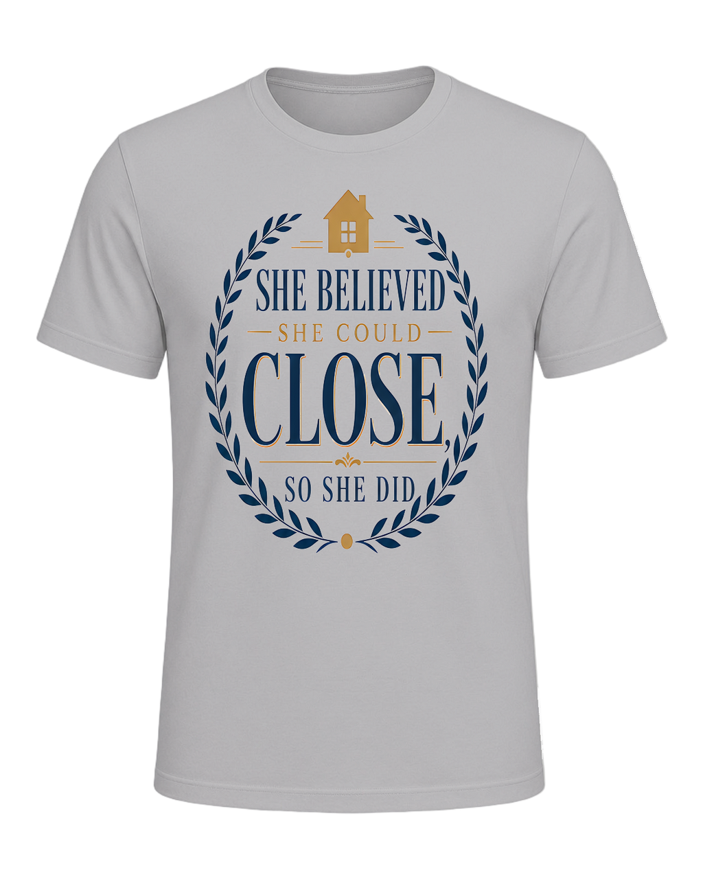 SHE BELIEVED SHE COULD CLOSE, SO SHE DID — Athletic Heather
