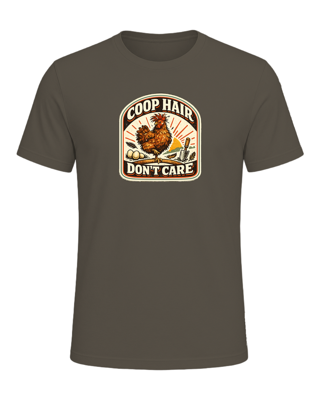 Coop Hair Don't Care Tee — Army