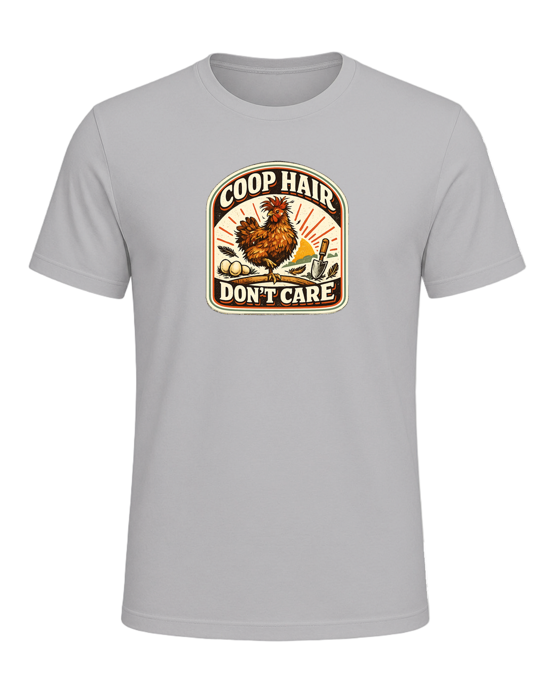Coop Hair Don't Care Tee — Athletic Heather