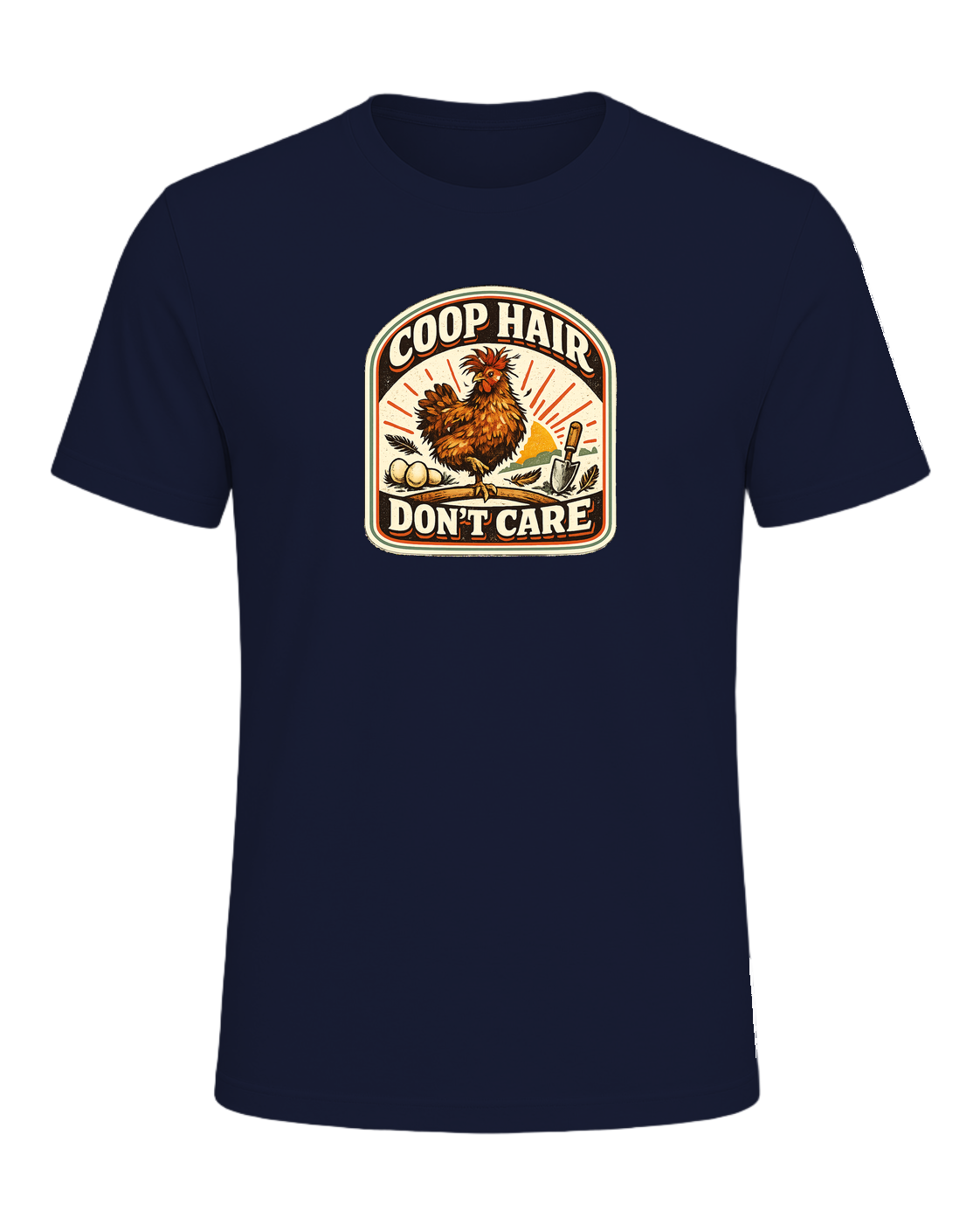Coop Hair Don't Care Tee — Navy