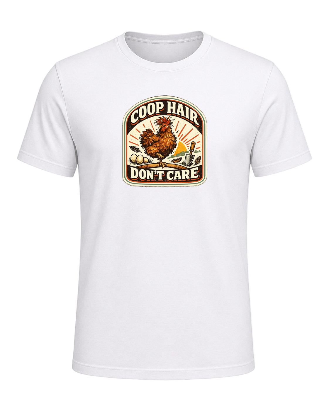 Coop Hair Don't Care Tee — White