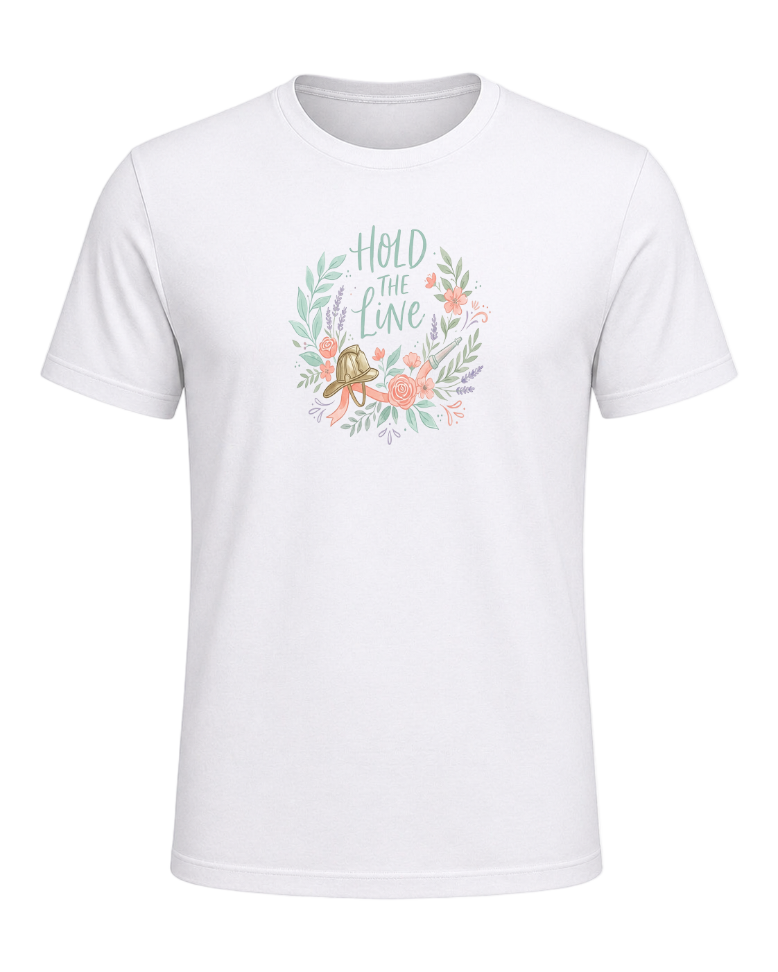 HOLD THE LINE — White