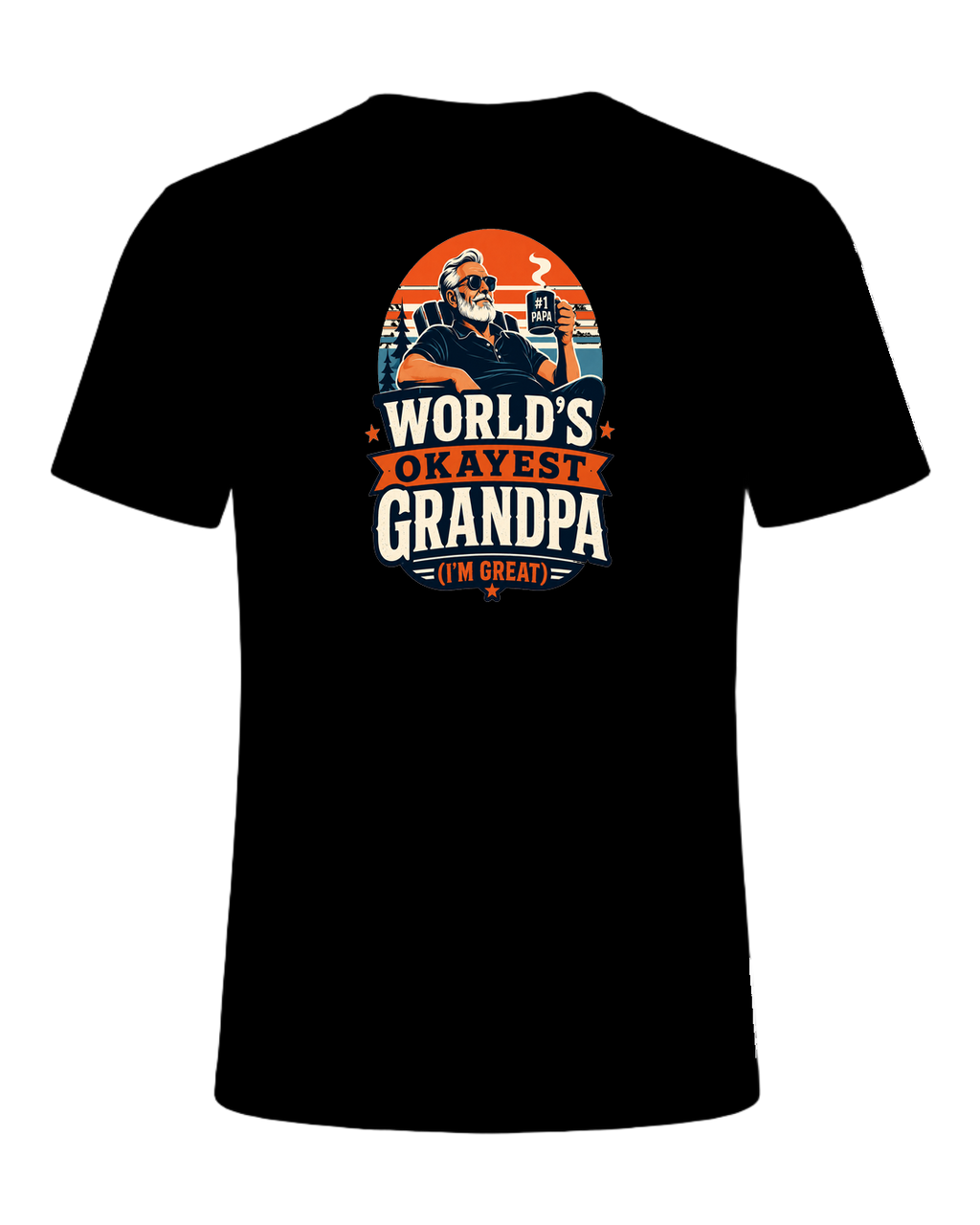 World's okayest grandpa (I'm great) — Black