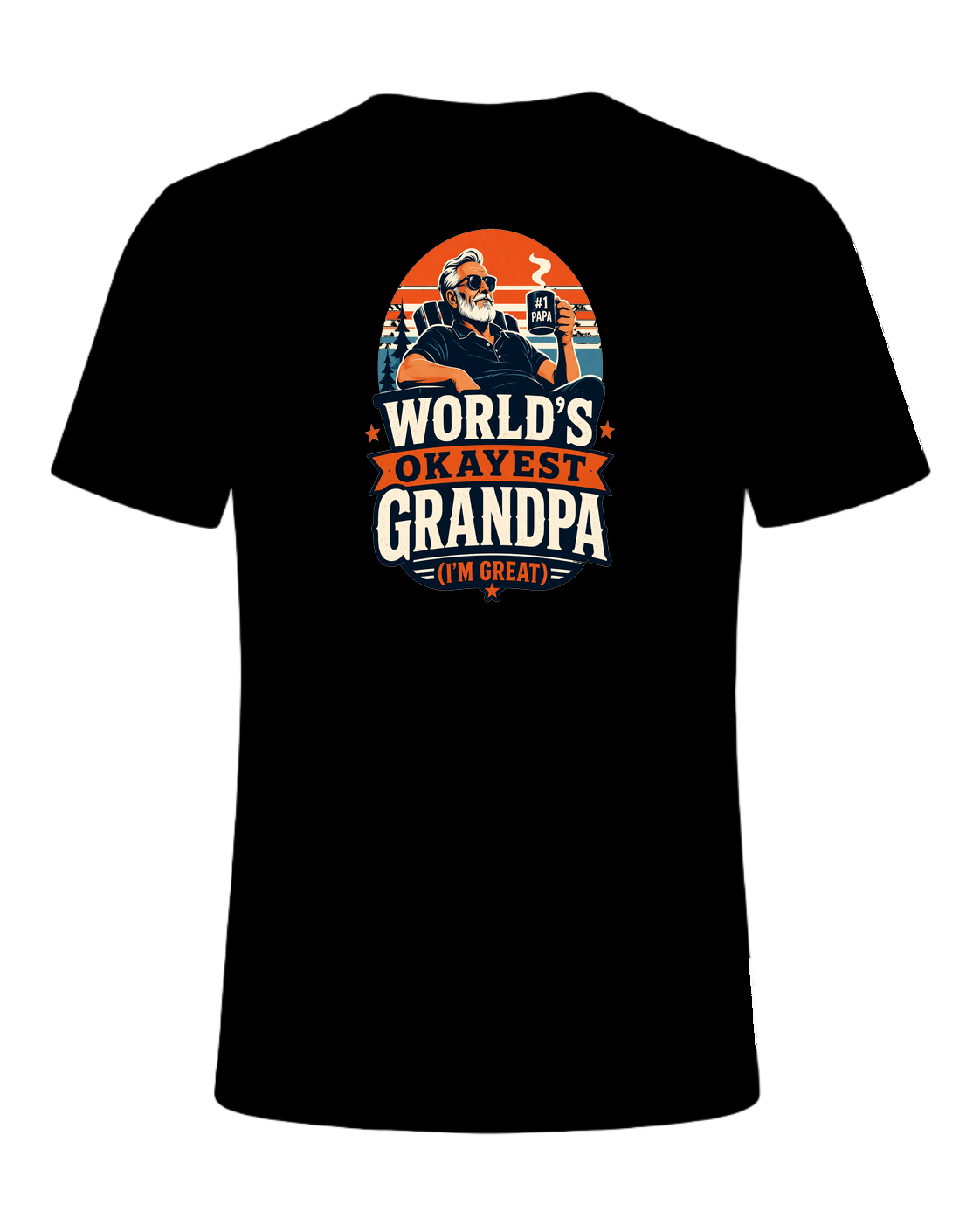 World's okayest grandpa (I'm great) — Black
