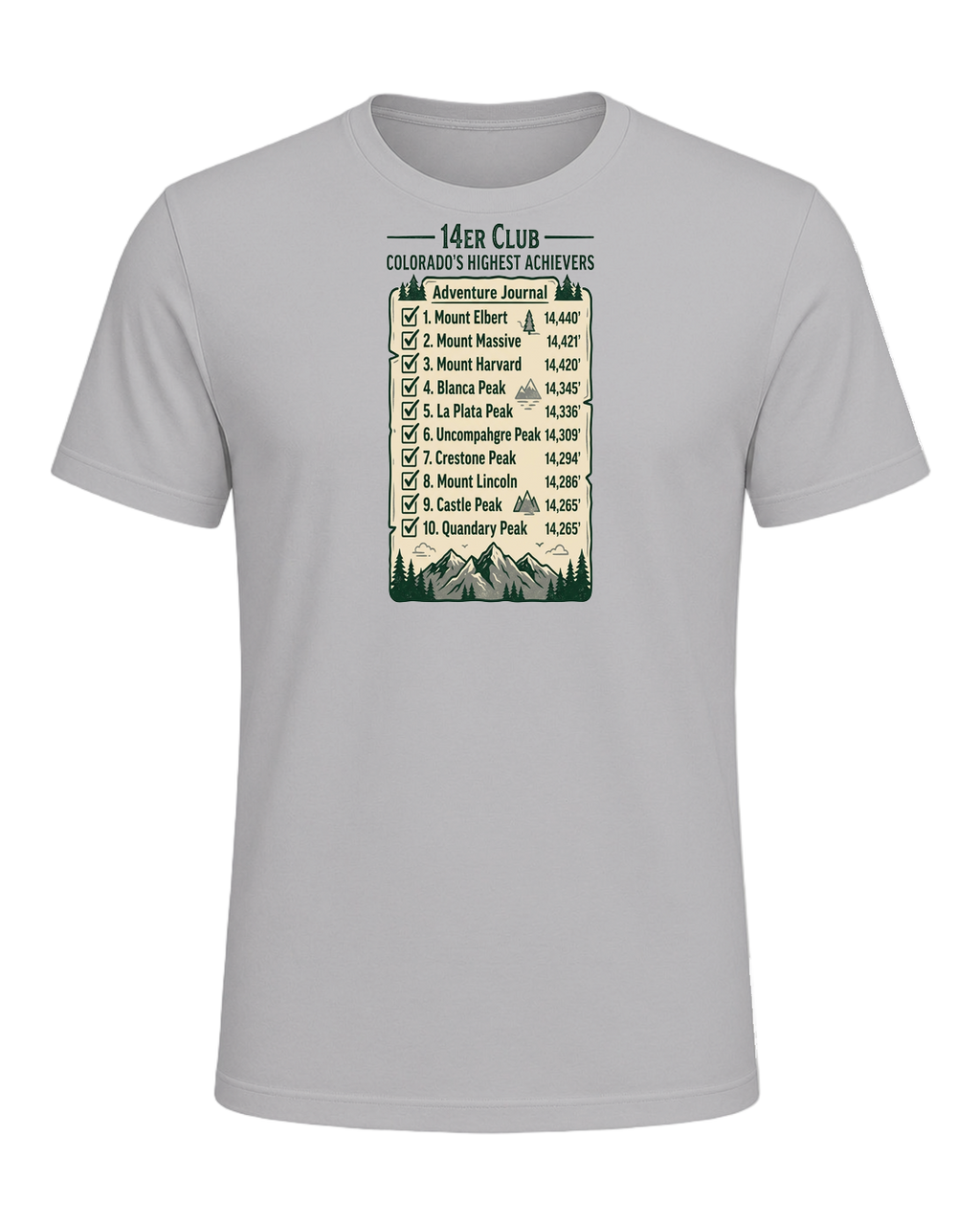 Peak Bagger — Athletic Heather