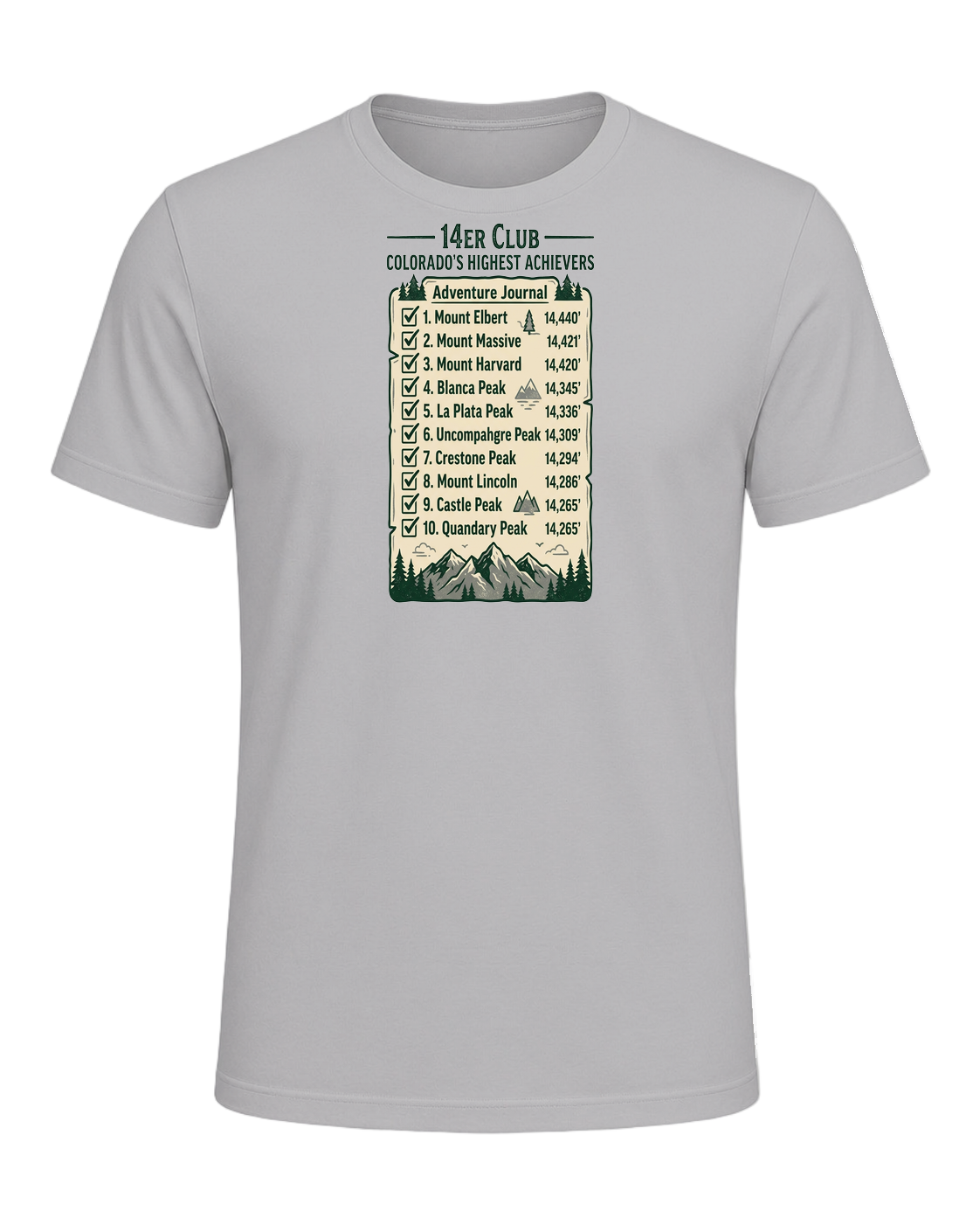 Peak Bagger — Athletic Heather