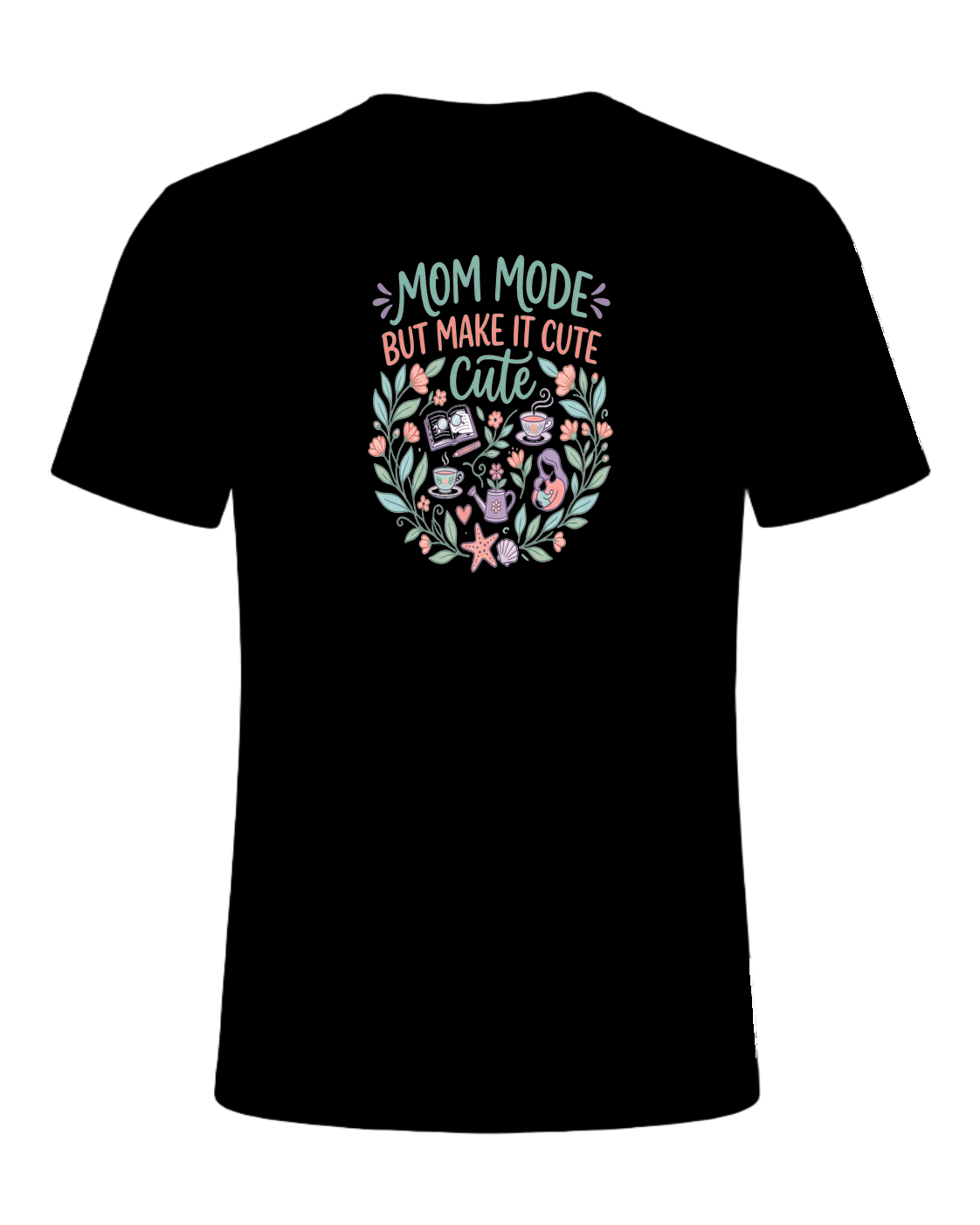MOM MODE BUT MAKE IT CUTE — Black
