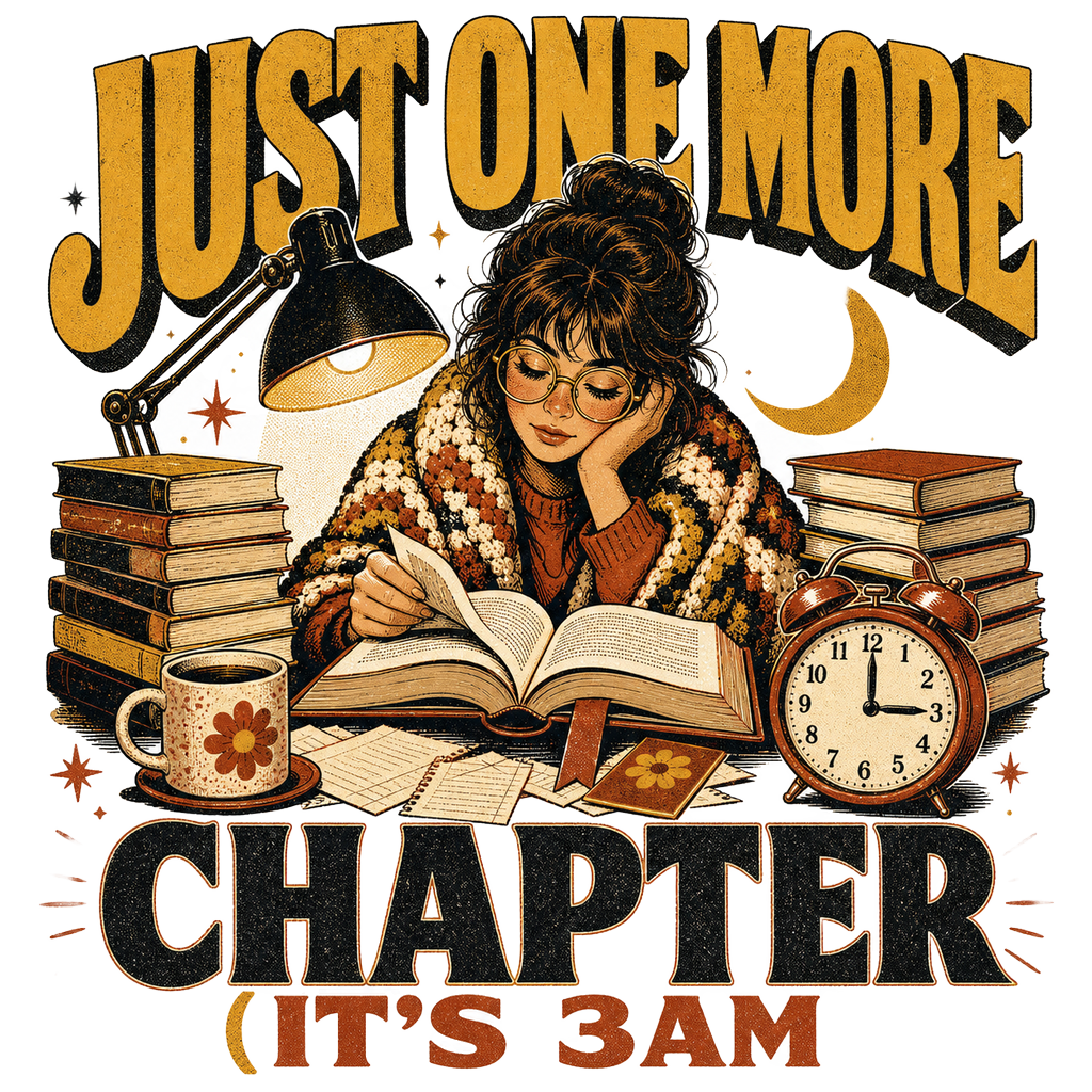 JUST ONE MORE CHAPTER (IT'S 3AM)