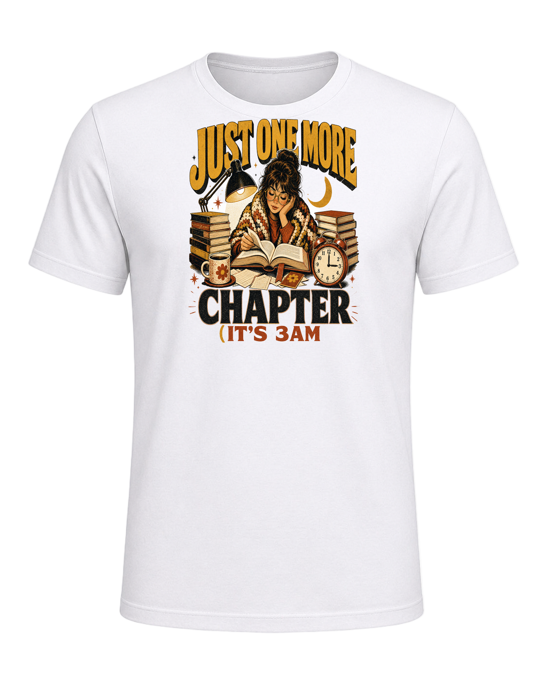 JUST ONE MORE CHAPTER (IT'S 3AM) — White