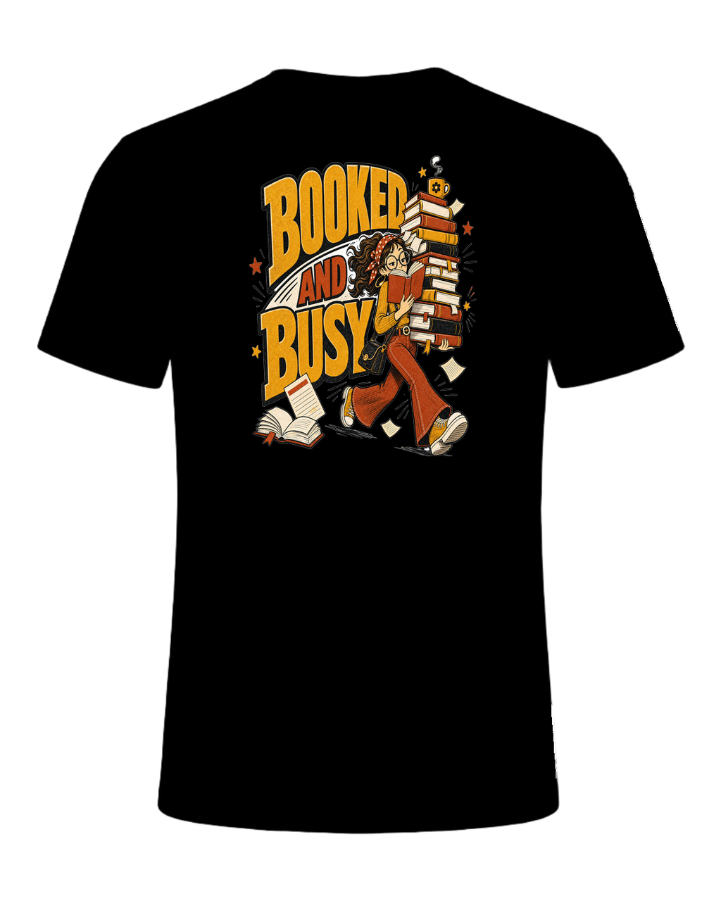 BOOKED AND BUSY — Black