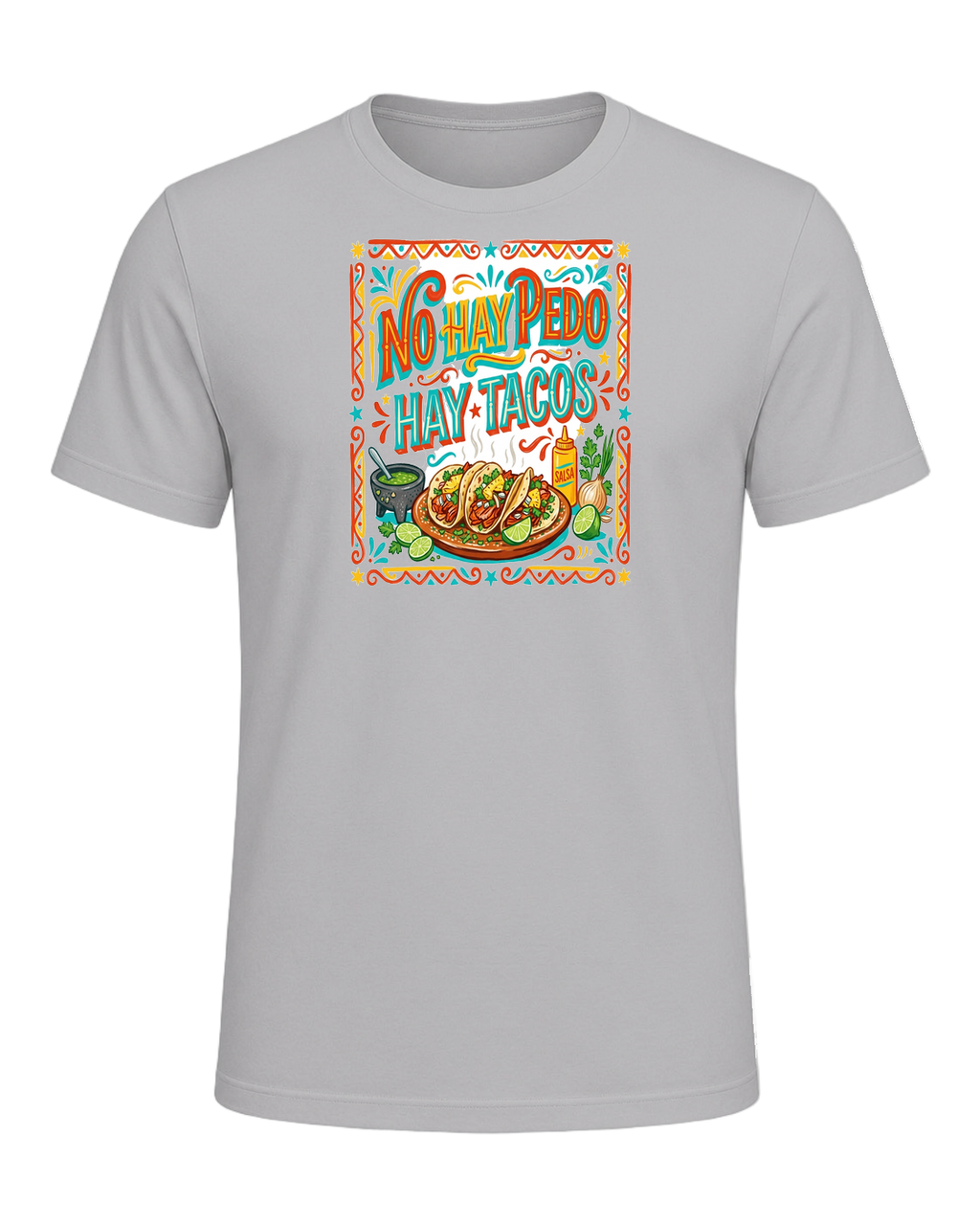 NO HAY PEDO HAY TACOS — Athletic Heather