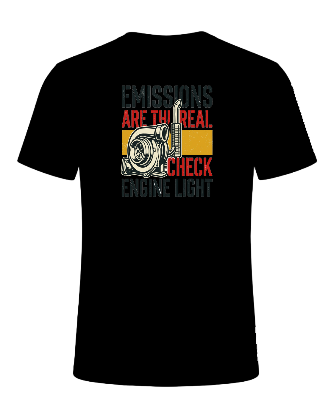 Emissions are the real check engine light — Black
