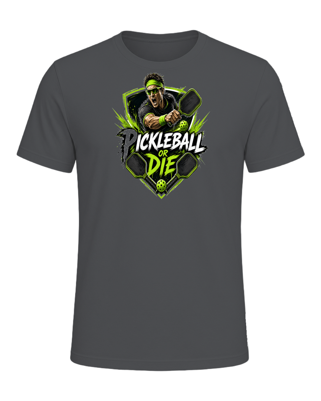 Pickleball Player — Asphalt
