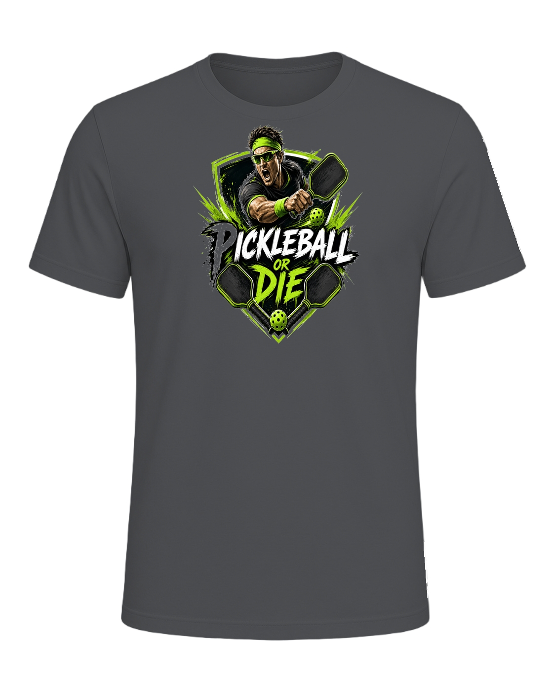 Pickleball Player — Asphalt