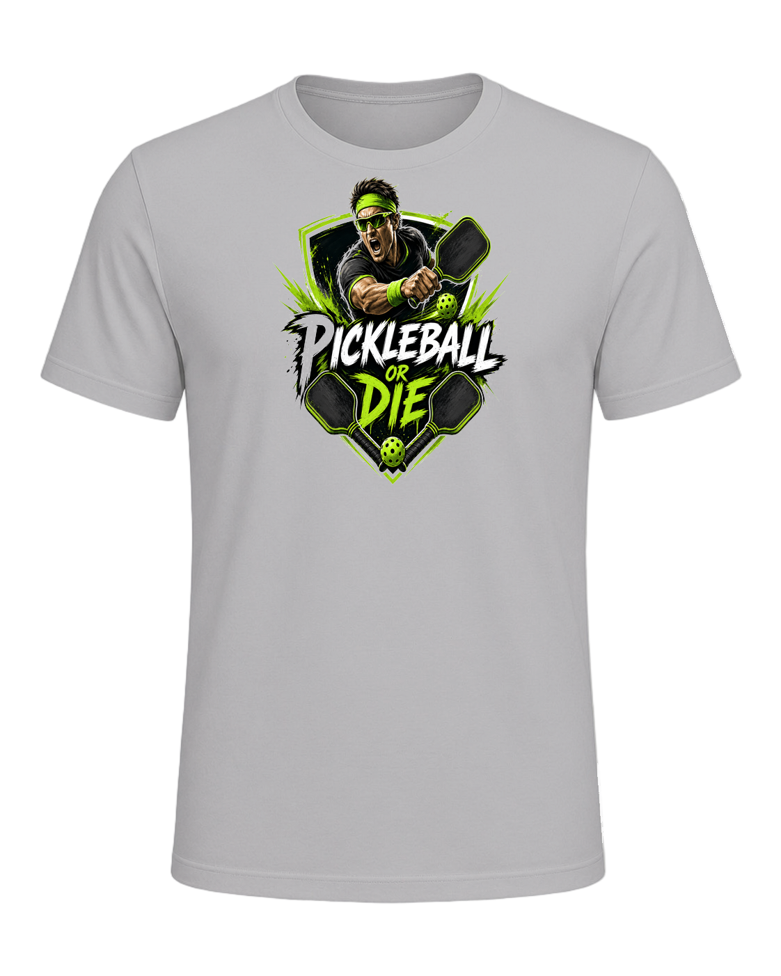 Pickleball Player — Athletic Heather
