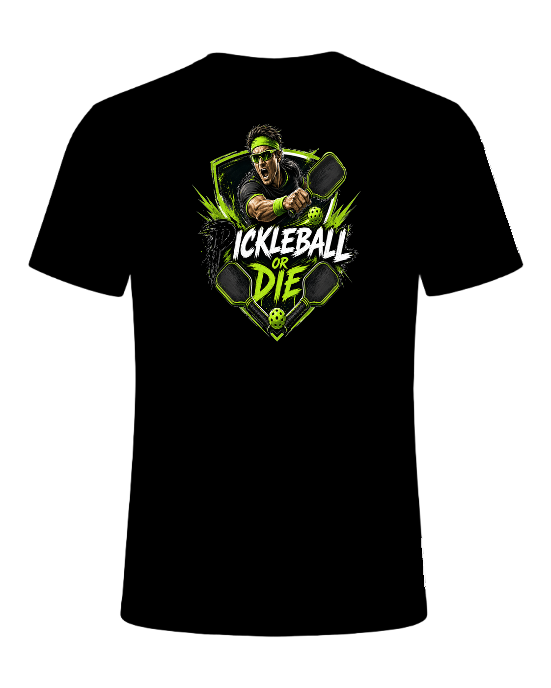 Pickleball Player — Black