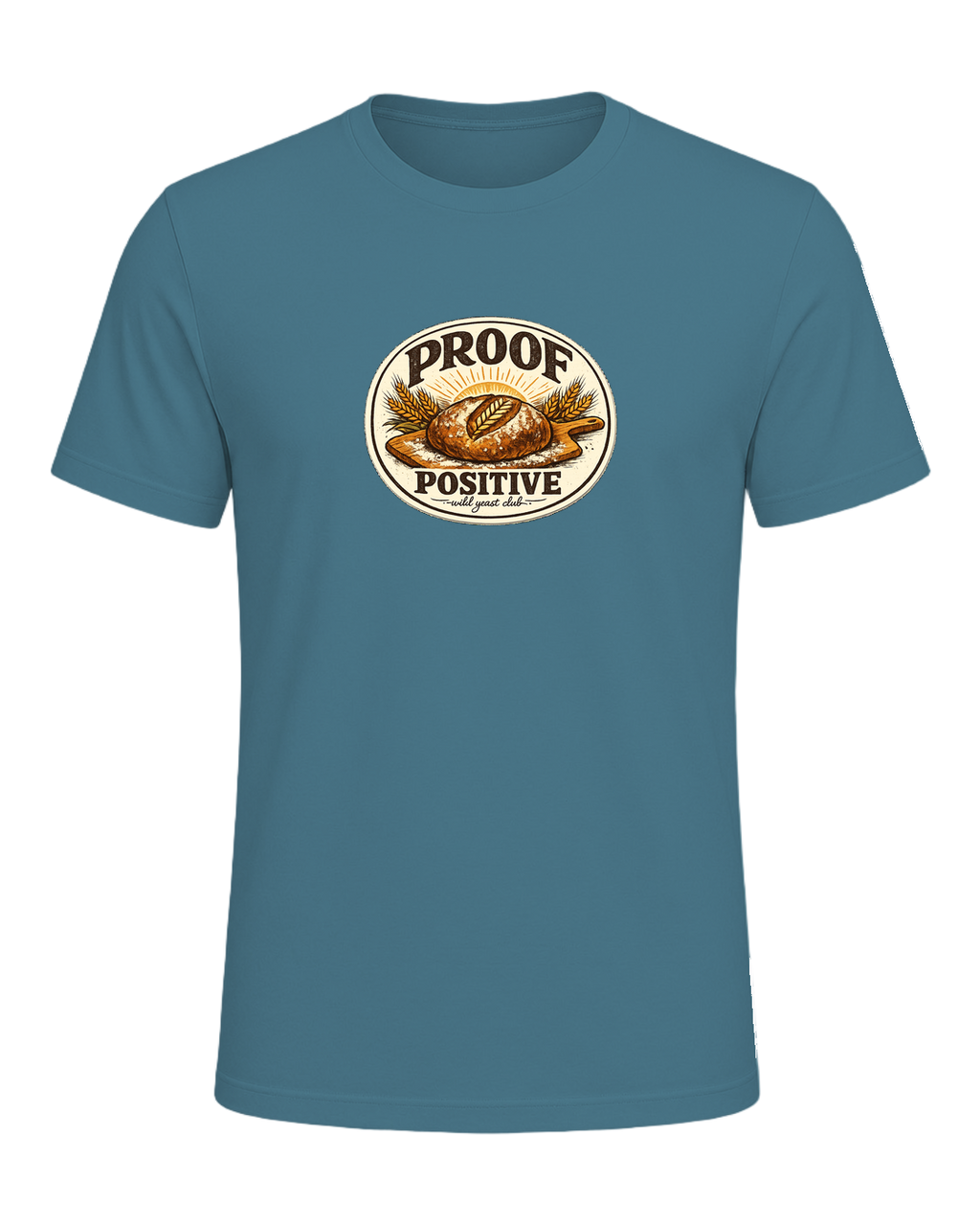 Proof Positive Tee — Heather Deep Teal
