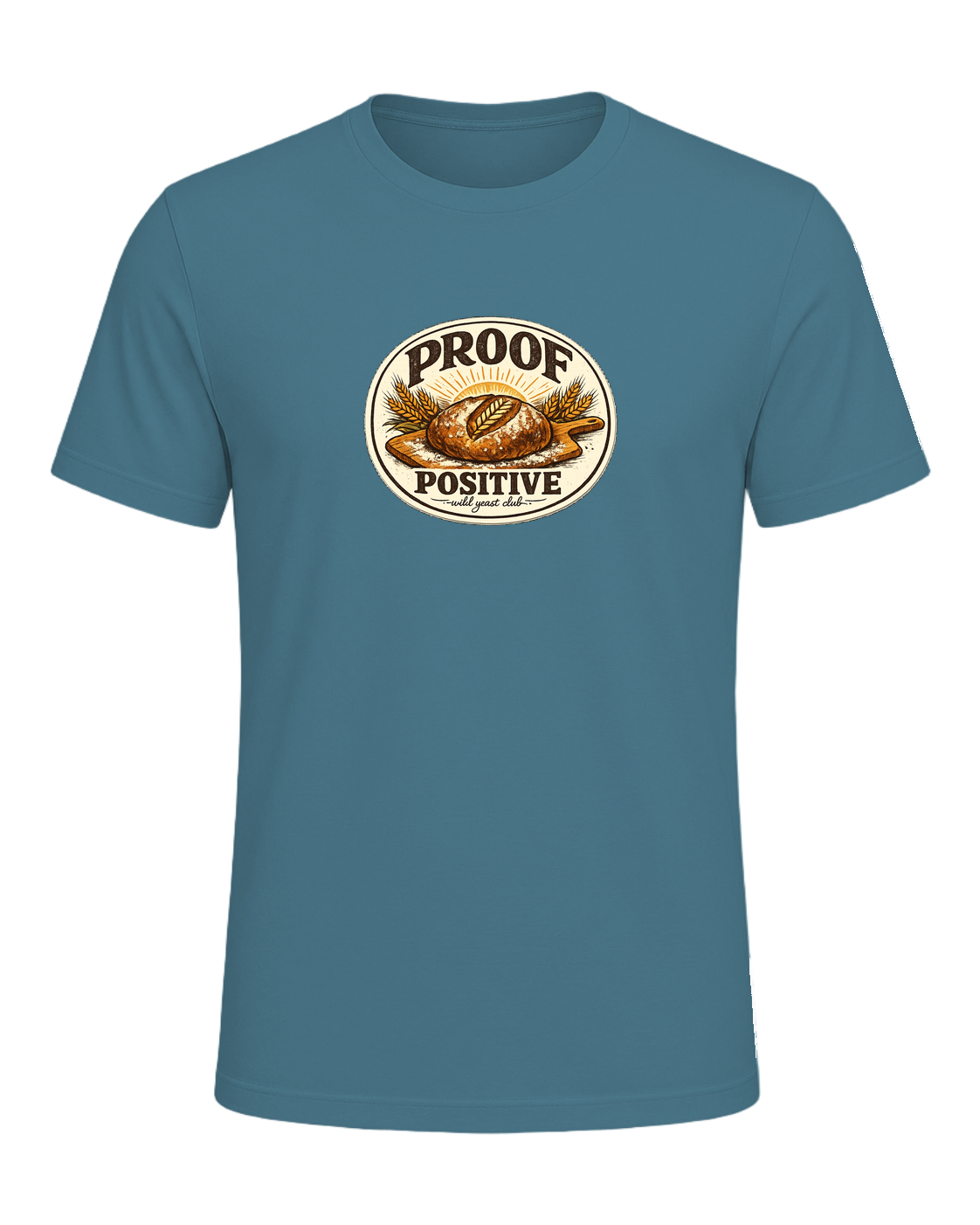 Proof Positive Tee — Heather Deep Teal