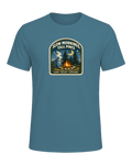 Slow Mornings, Tall Pines Tee — Heather Deep Teal