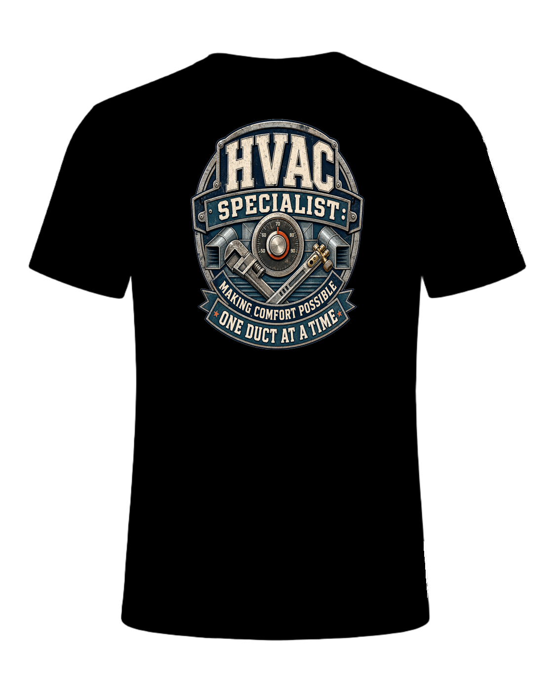 HVAC Technician — Black