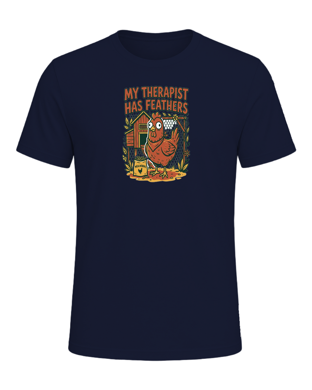 My Therapist Has Feathers — Navy