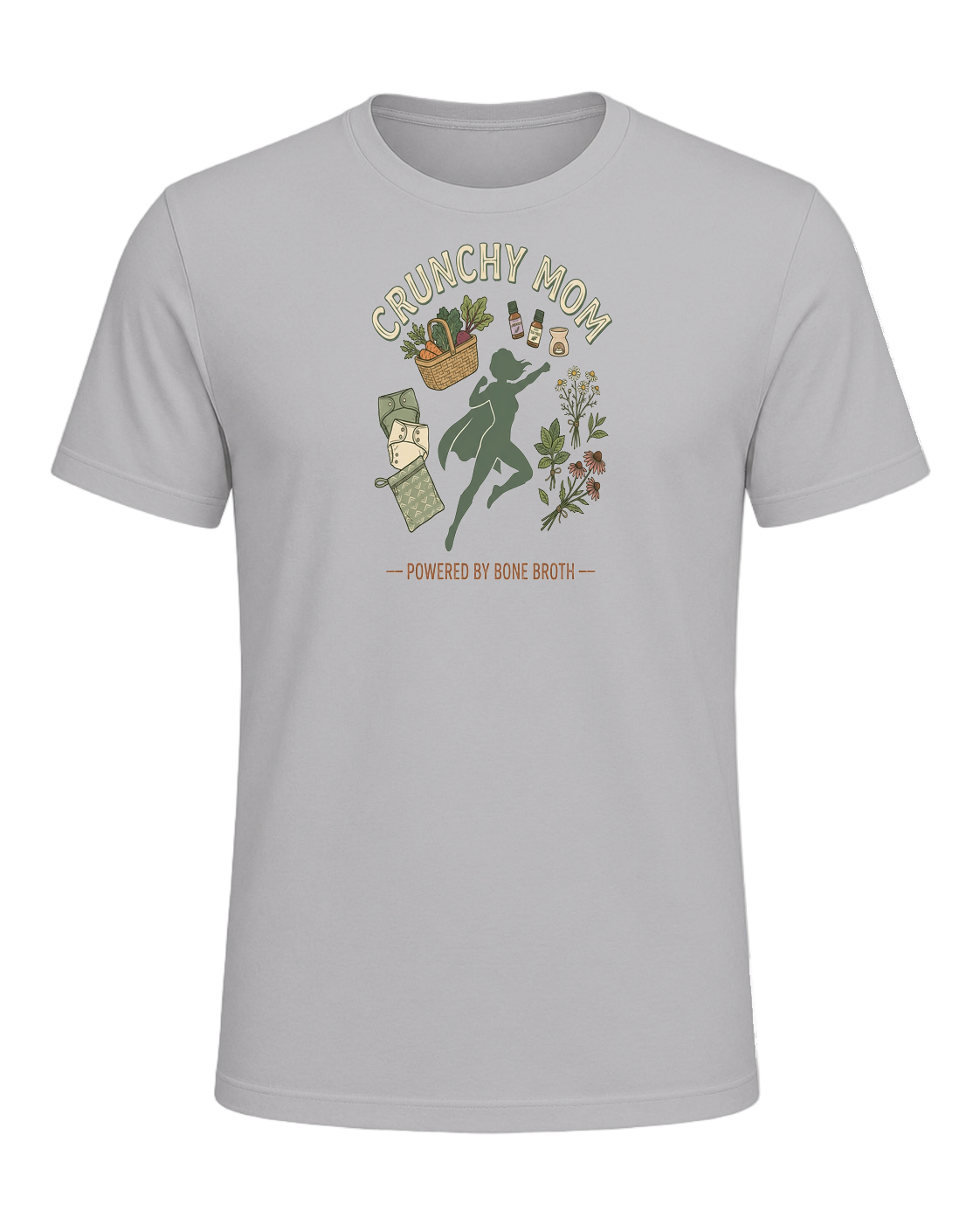 Crunchy Mom — Athletic Heather