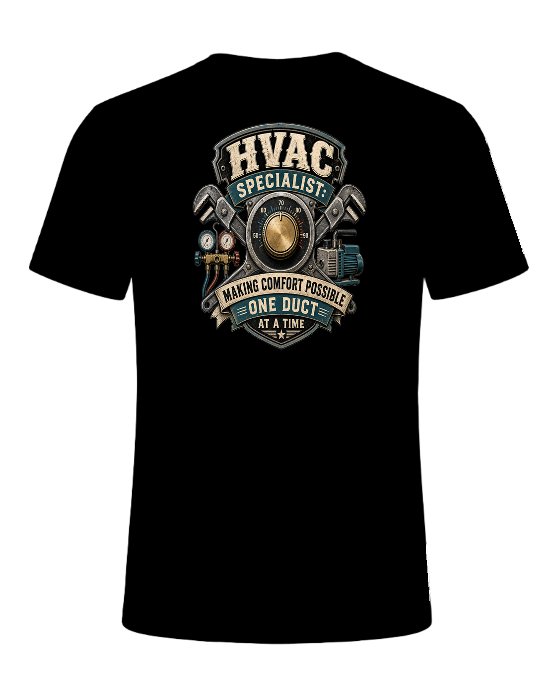 HVAC Technician — Black