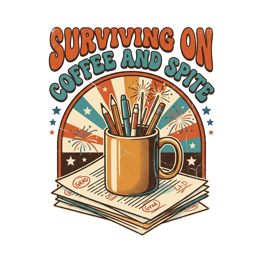 SURVIVING ON COFFEE AND SPITE