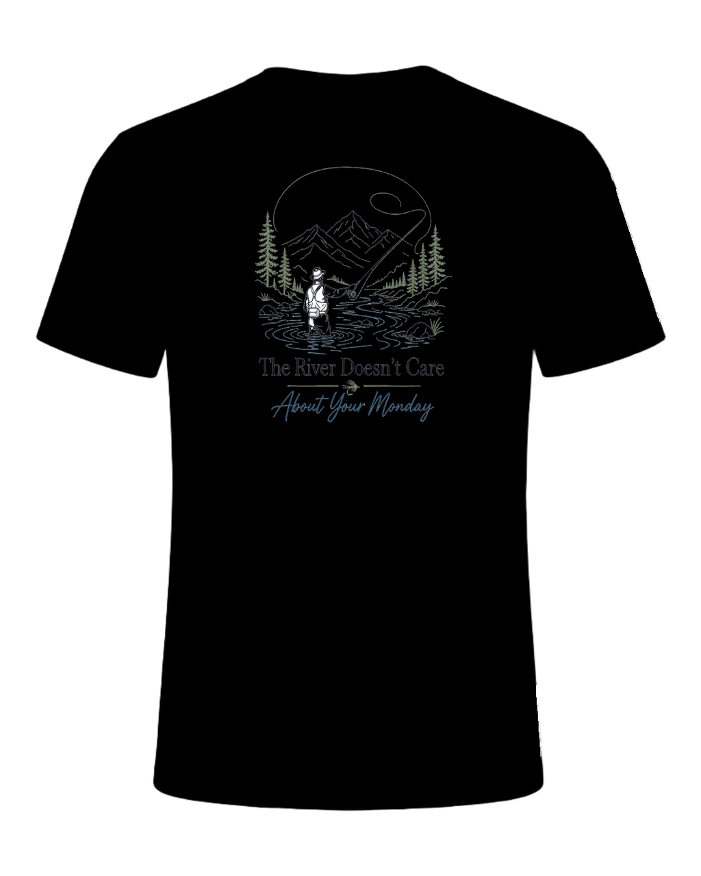 Fly Fishing — Black