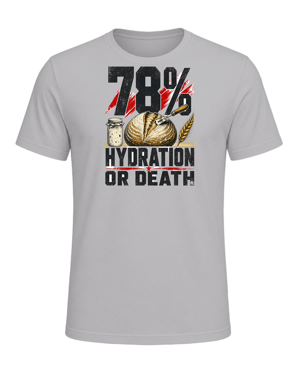 78% HYDRATION OR DEATH — Athletic Heather