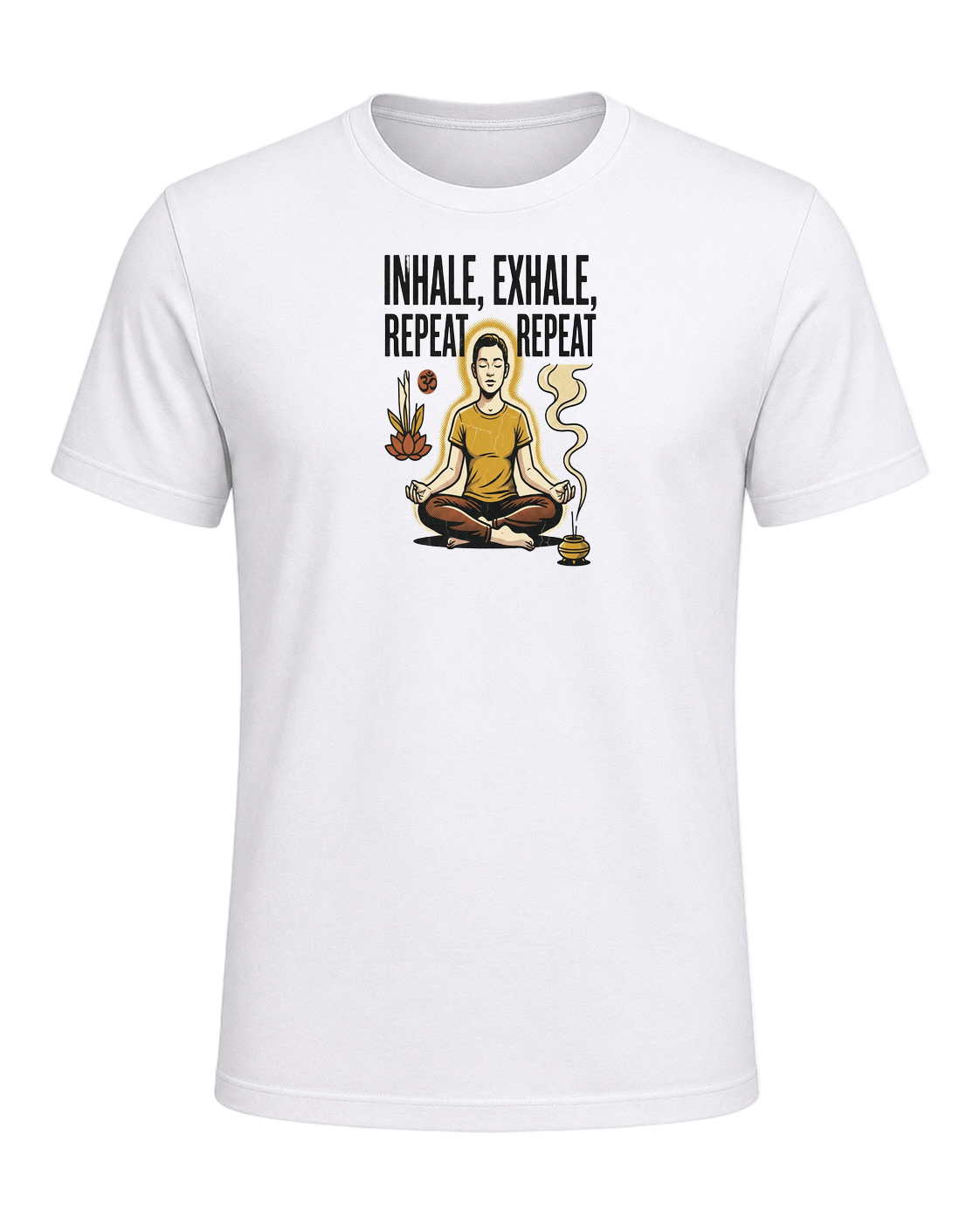 INHALE, EXHALE, REPEAT — White