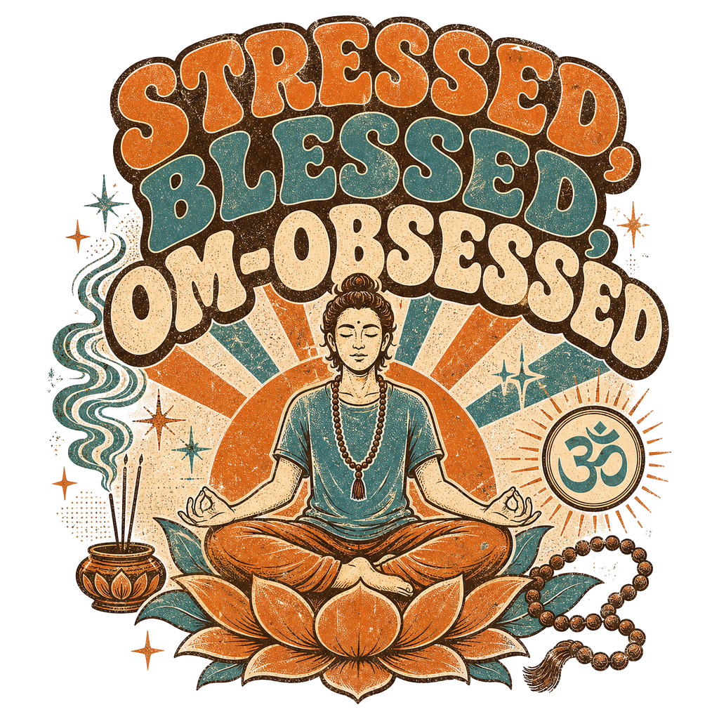 STRESSED, BLESSED, OM-OBSESSED