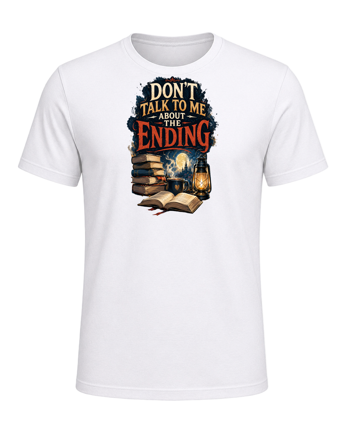 DON'T TALK TO ME ABOUT THE ENDING — White