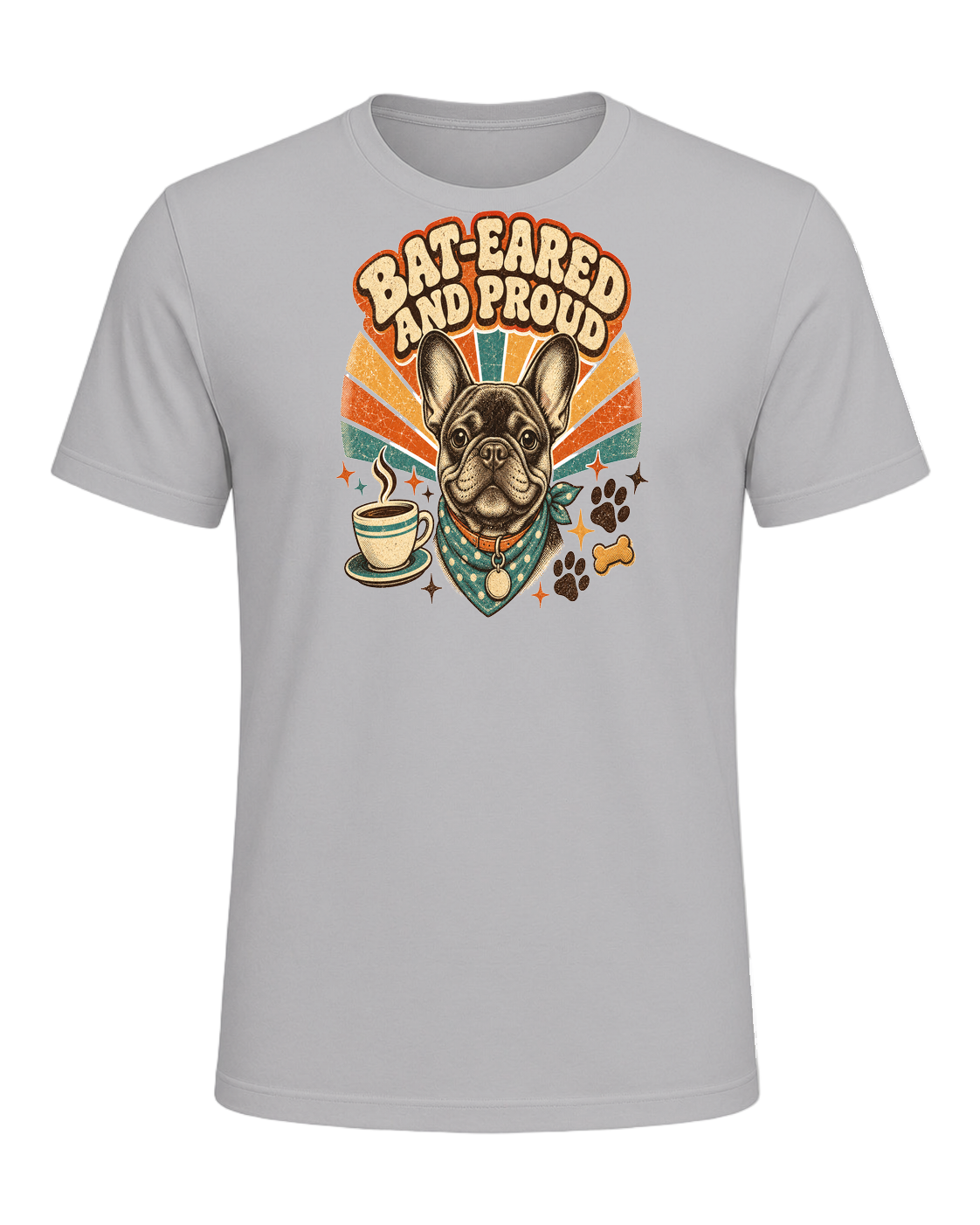BAT-EARED AND PROUD — Athletic Heather
