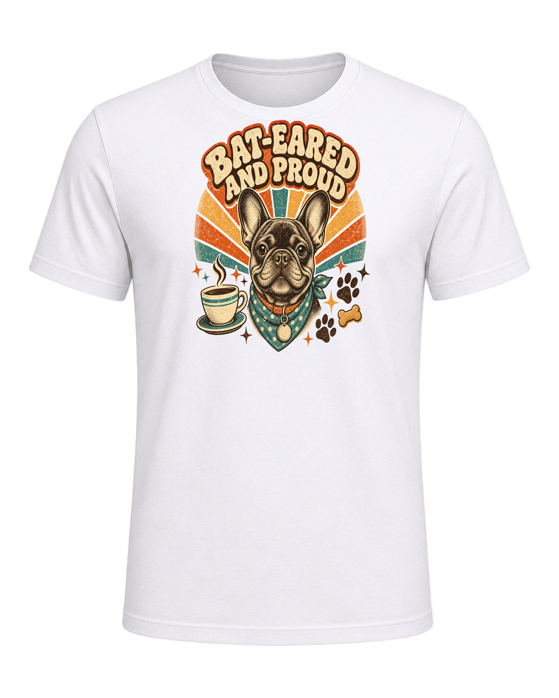 BAT-EARED AND PROUD — White