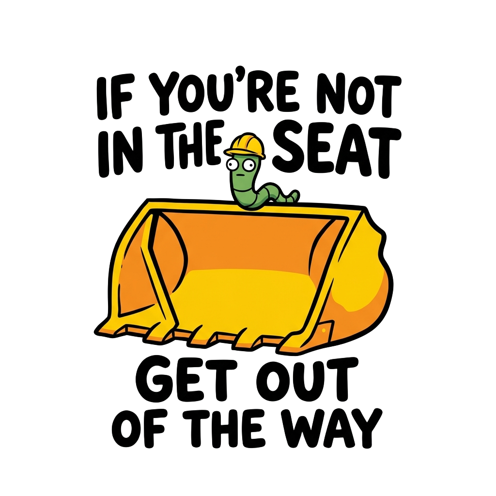 If you're not in the seat, get out of the way