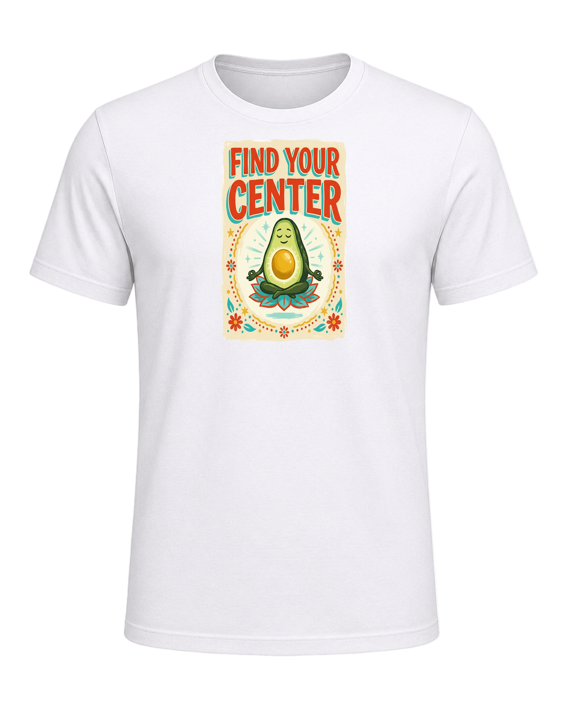 FIND YOUR CENTER — White