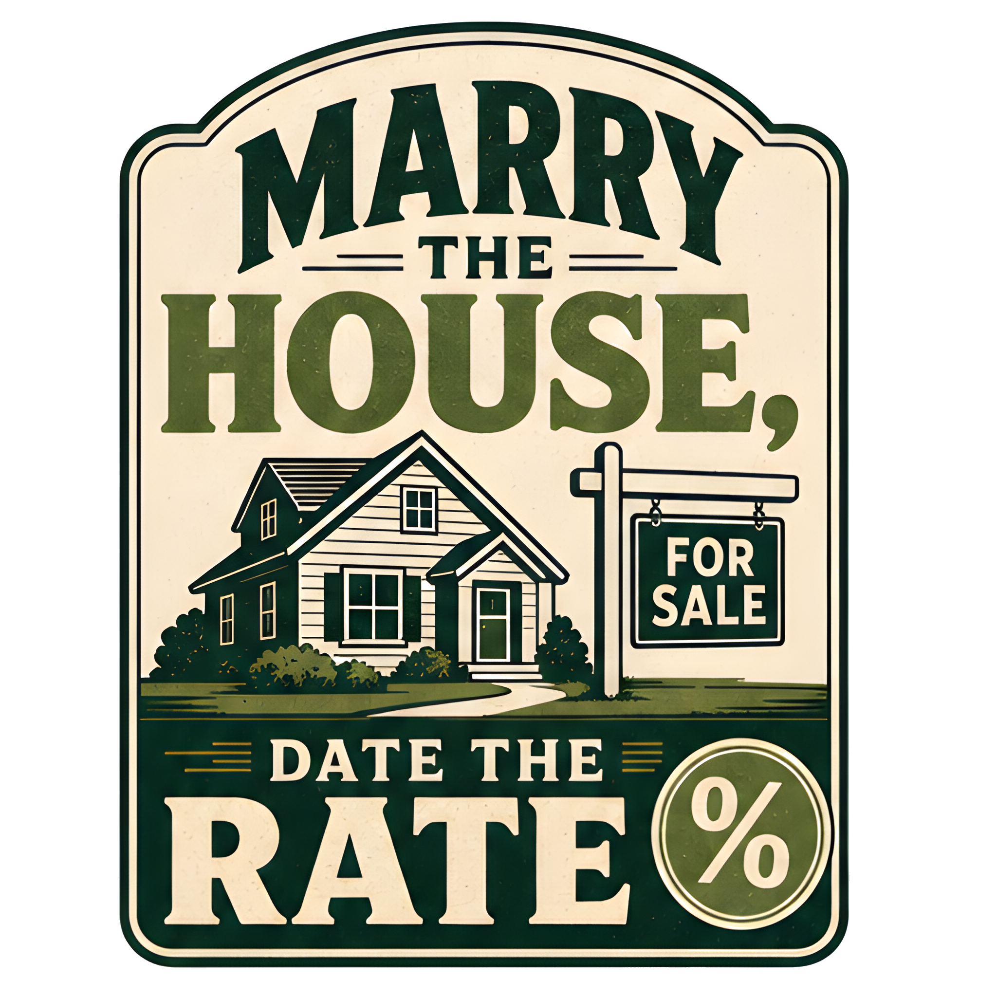 MARRY THE HOUSE, DATE THE RATE