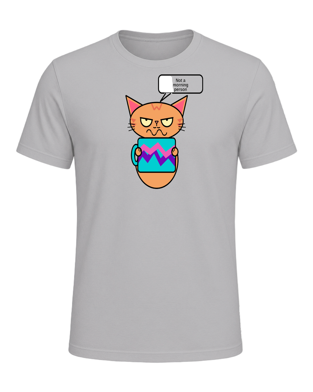 Grumpy Tabby Coffee — Athletic Heather