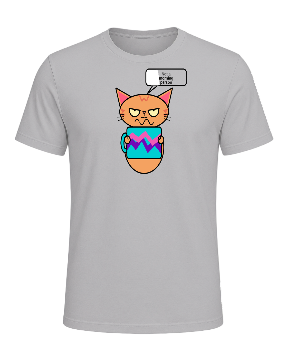 Grumpy Tabby Coffee — Athletic Heather