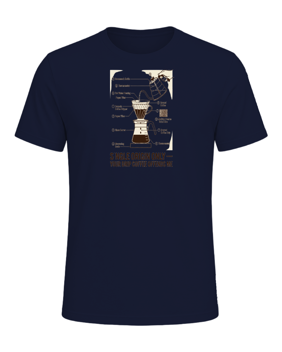 Coffee Snob — Navy