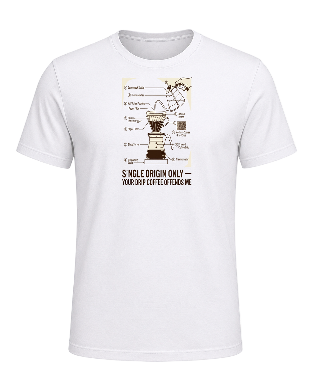 Coffee Snob — White