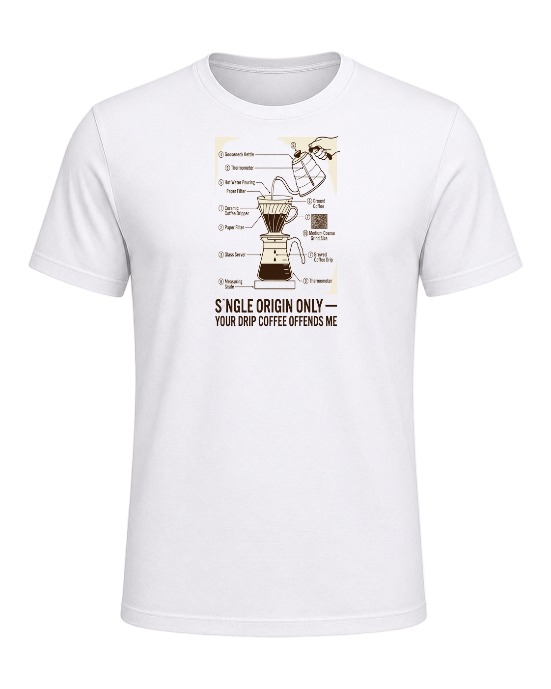 Coffee Snob — White