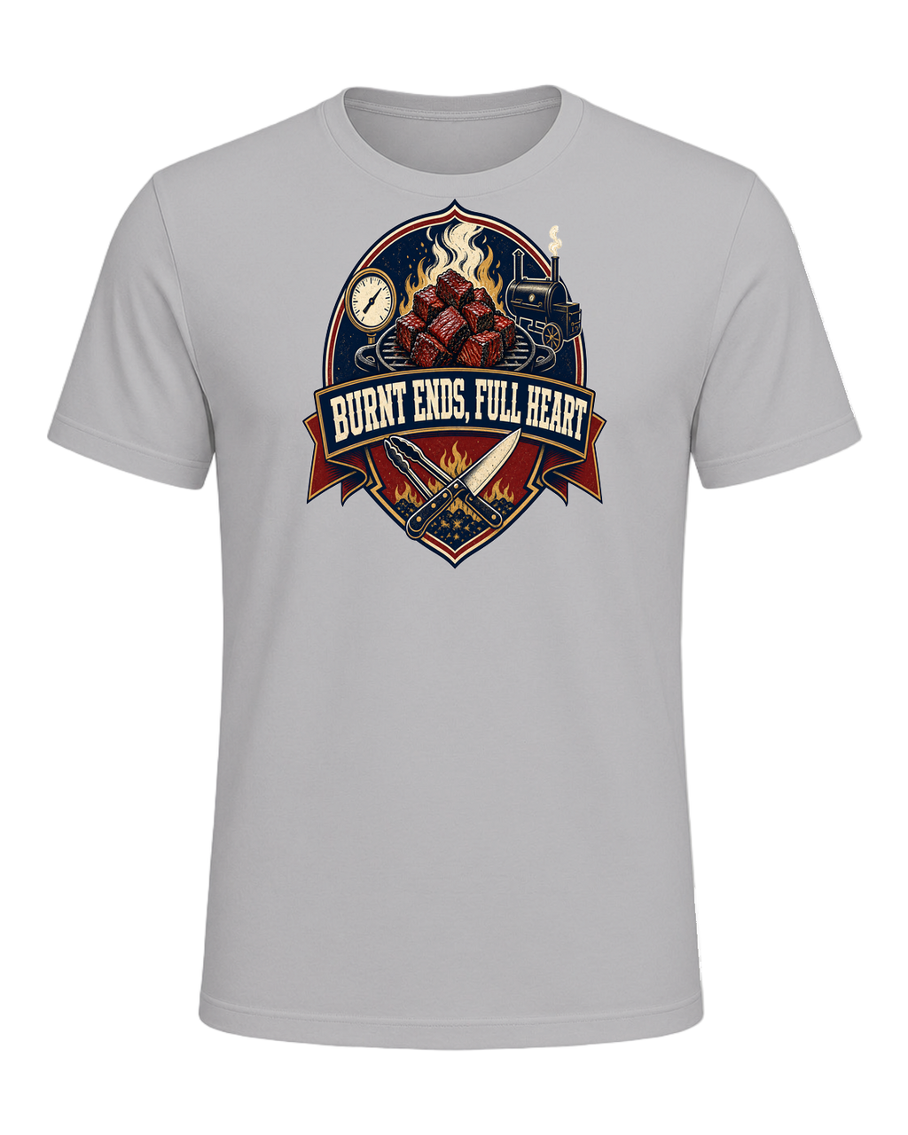 BURNT ENDS, FULL HEART — Athletic Heather