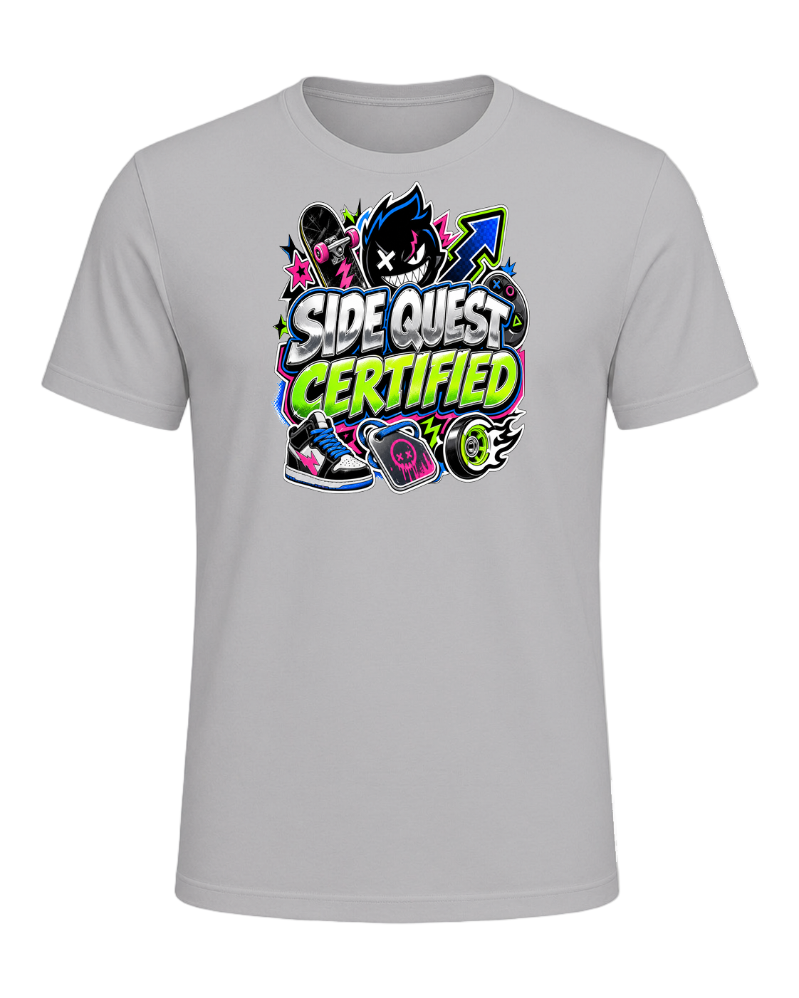 SIDE QUEST CERTIFIED — Athletic Heather