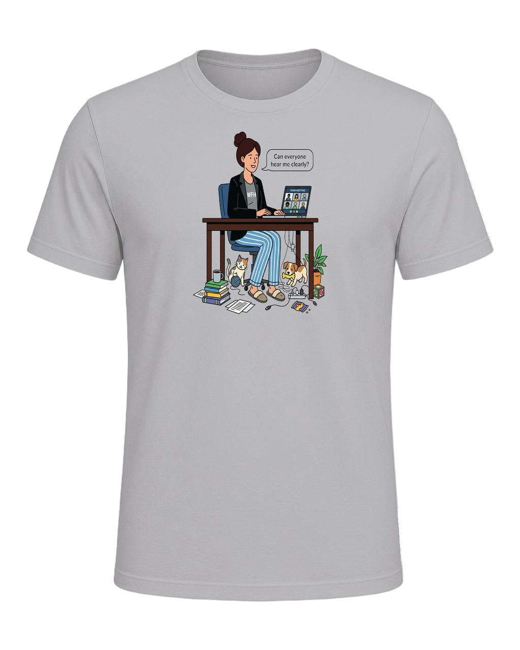Remote Work Humor — Athletic Heather