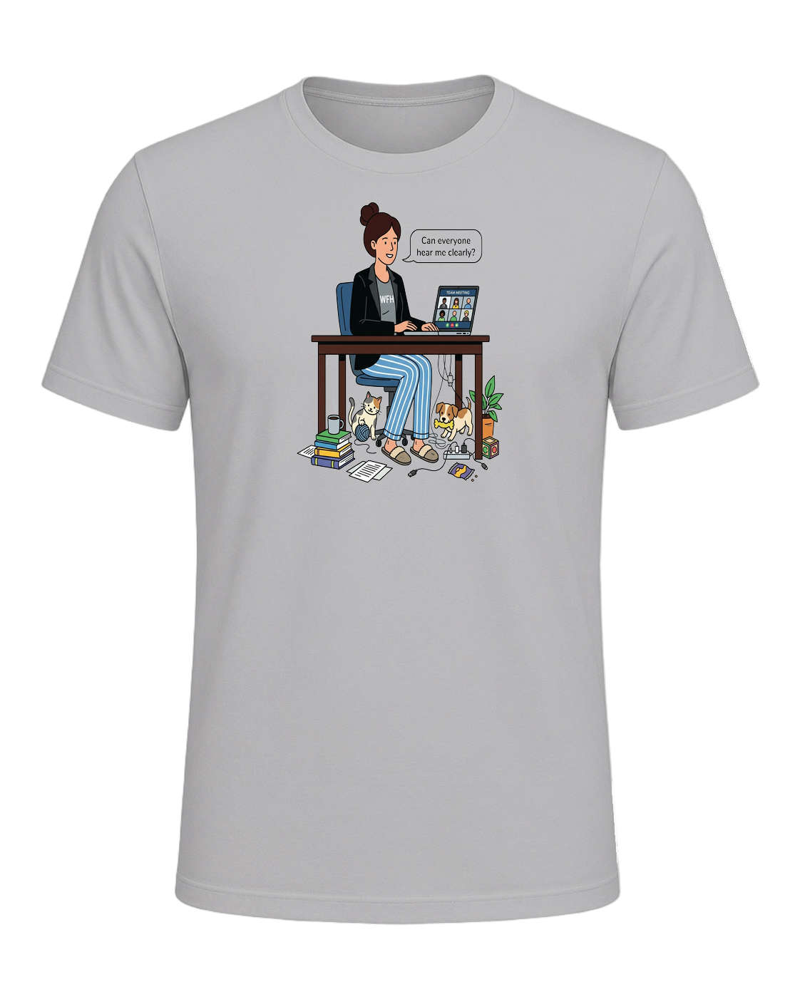 Remote Work Humor — Athletic Heather