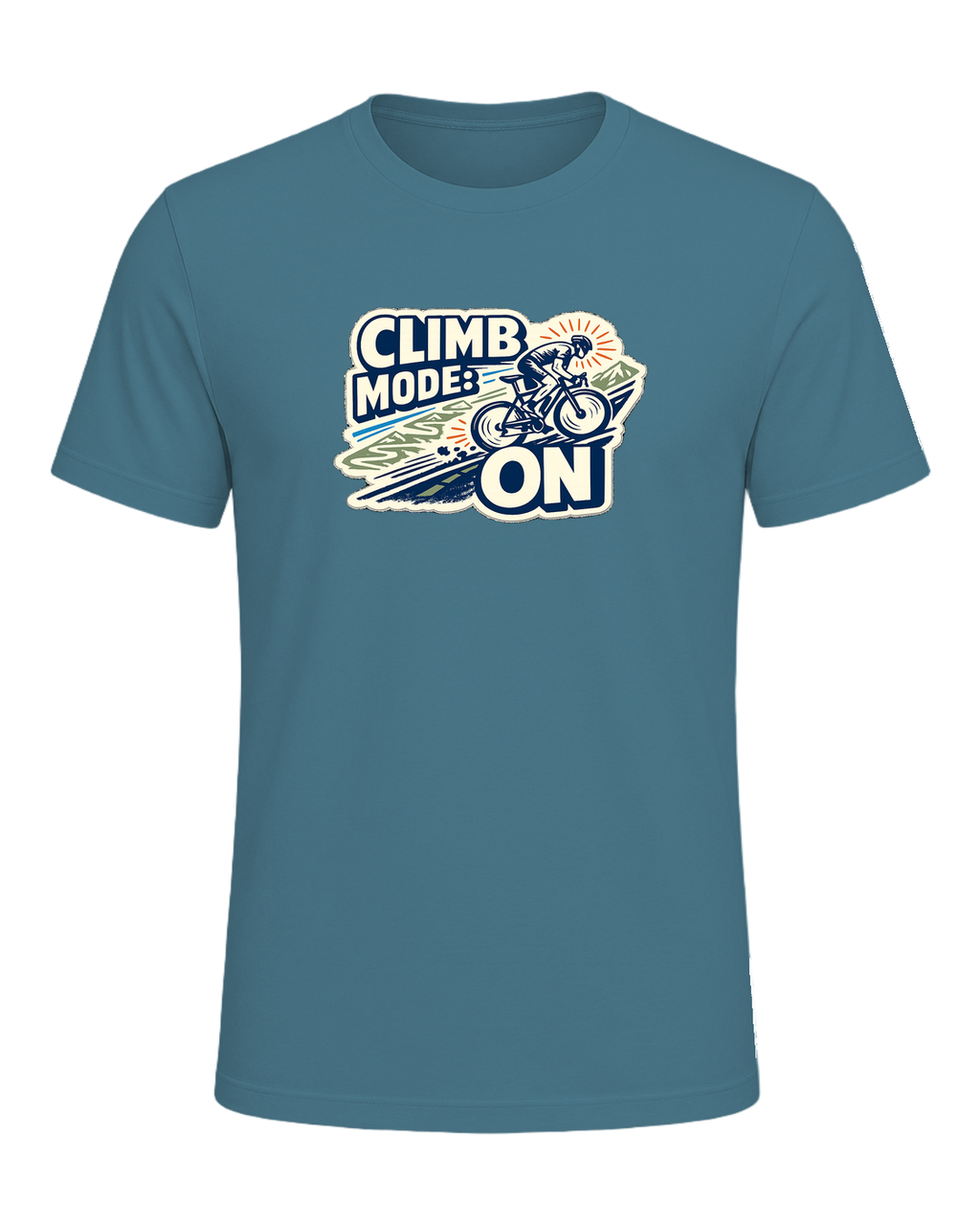 Climb Mode: On Tee — Heather Deep Teal