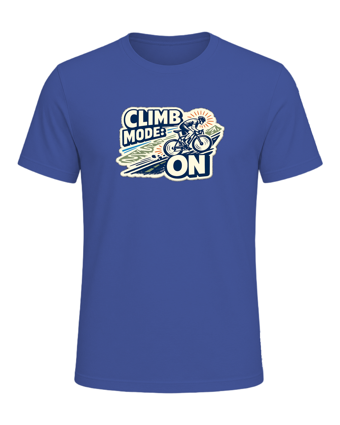 Climb Mode: On Tee — Heather True Royal