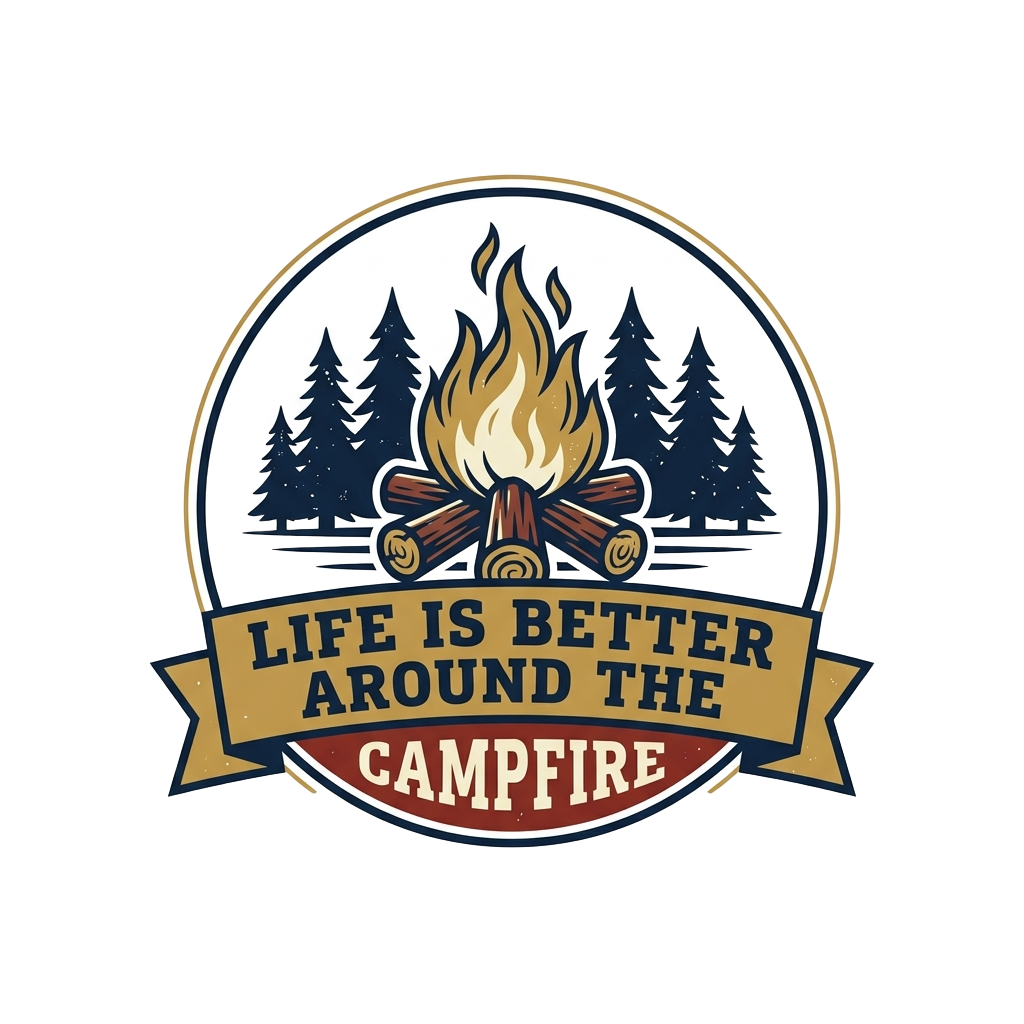 LIFE IS BETTER AROUND THE CAMPFIRE